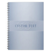 Carnet Élégant écriture de script de monogramme modifiabl (Devant)