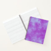 Carnet Elégant effet nuage Storm motif violet (Intérieur)