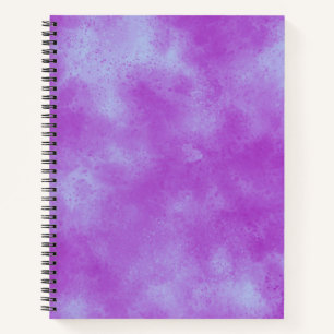 Carnet Elégant effet nuage Storm motif violet