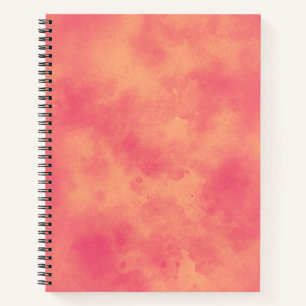 Carnet Elégant effet nuage tempête pêche motif