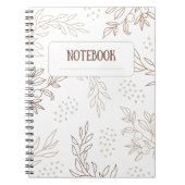 Carnet Élégant et moderne (Devant)