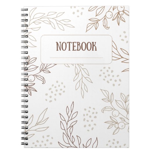 Carnet Élégant et moderne (Devant)