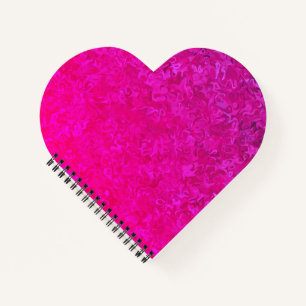 Carnet Elégant et moderne fuschia rose abstrait dégradé