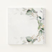 Carnet Elégant Eucalyptus Verdure Botanique (Dos)