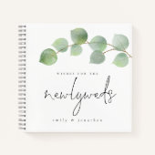 Carnet Elégant Eucalyptus Wives for Newlyweds Guest Book (Devant)