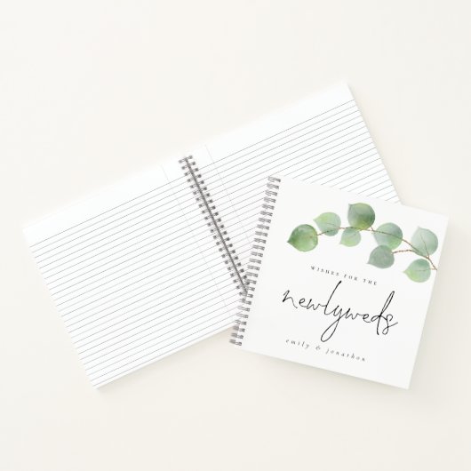 Carnet Elégant Eucalyptus Wives for Newlyweds Guest Book (Intérieur)