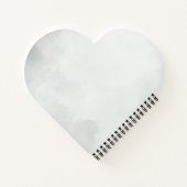 Carnet Elegant Feather Floral Watercolour  notebook  (Dos)