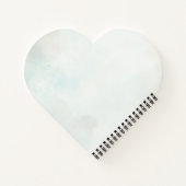 Carnet Elegant Feather Floral Watercolour  notebook  (Dos)