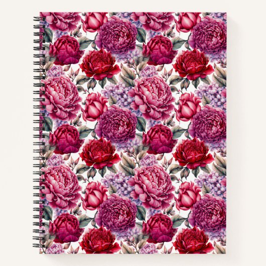 Carnet Élégant floral (Devant)