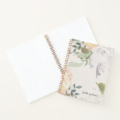Carnet Élégant floral (Intérieur)