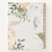Carnet Élégant floral (Dos)