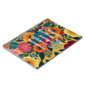 Carnet Élégant Floral 2025 (Côté gauche)