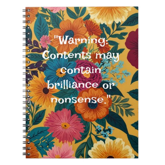 Carnet Élégant Floral 2025 (Devant)