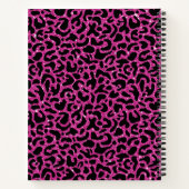Carnet Elegant Glitter Hot Pink Sketchbook Notebook (Dos)