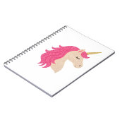 Carnet Elegant Glitter Unicorn with Sparkle Style (Côté gauche)