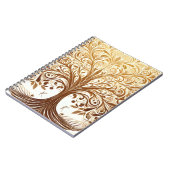 Carnet Elegant Gold Tree of Life Spiritual Celebration (Côté gauche)