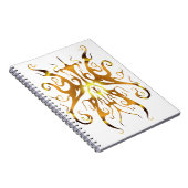 Carnet Elegant Gold Tribal Mask Abstract Design (Côté Droit)