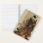 Carnet "Elegant Grace" Japanese Cat in Kimono Art (À l'intérieur)