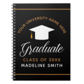 Carnet Élégant Graduation Custom Graduate Keepsaké (Devant)