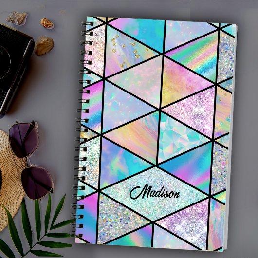 Carnet Elégant holographique coloré