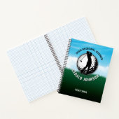 Carnet Elégant Homme Golf Monogramme Design (Intérieur)