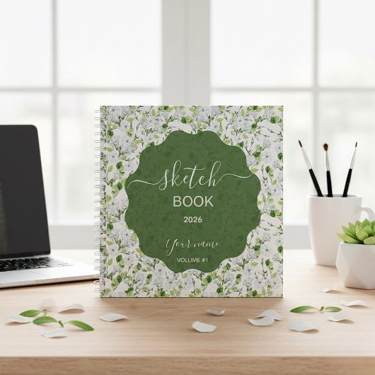 Carnet Elegant Jasmine Flower