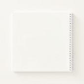 Carnet Élégant Joyeux Noël Floral | Ordinateur portable (Dos)