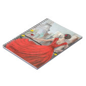 Carnet Elegant Lady Vintage Custom Name (Côté gauche)