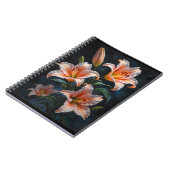 Carnet Elegant Lily Flower Art – Premium Prints & Unique (Côté gauche)