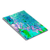 Carnet Élégant Limelight rose et bleu Hydrangea (Côté Droit)