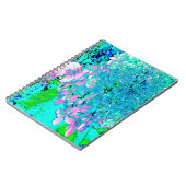 Carnet Élégant Limelight rose et bleu Hydrangea (Côté gauche)