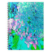 Carnet Élégant Limelight rose et bleu Hydrangea (Devant)