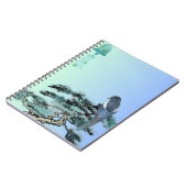 Carnet Elegant Magpie Bird & Japanese Bonsai Drawstring B (Côté gauche)