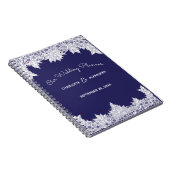 Carnet Elégant Mariage bleu blanc (Côté Droit)
