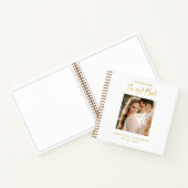 Carnet Elégant Mariage de script or (Intérieur)