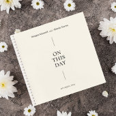 Carnet Elegant Minimalist Wedding Guest Book