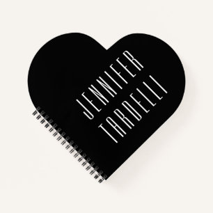 Carnet Élégant minimaliste moderne Votre nom