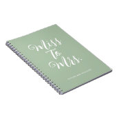 Carnet Elegant Miss à Mme Chic Wedding planner moderne (Côté Droit)