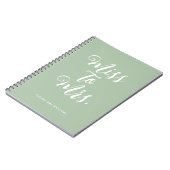 Carnet Elegant Miss à Mme Chic Wedding planner moderne (Côté gauche)