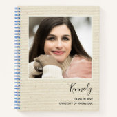 Carnet Élégant Moderne Grad Party invité photo Graduation (Devant)