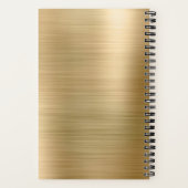 Carnet Élégant Monogram Gold Travel (Verso)