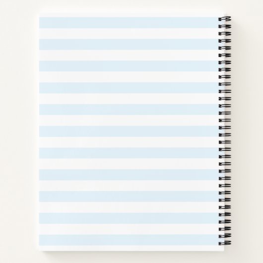 Carnet Elégant Monogramme Côtier Planification Mariage (Dos)