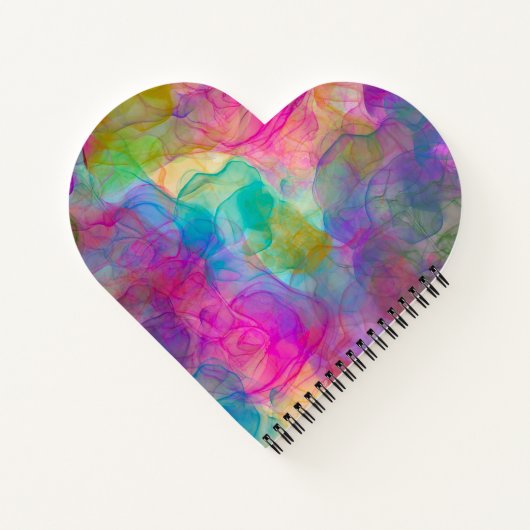 Carnet Élégant monogramme d'art en marbre coloré (Dos)
