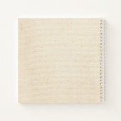 Carnet Élégant Monogramme moderne (Dos)