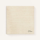 Carnet Élégant Monogramme moderne (Devant)