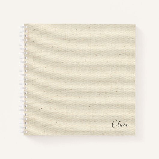 Carnet Élégant Monogramme moderne (Devant)