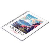 Carnet Élégant Mont Fuji Japon Voyage Art (Côté gauche)