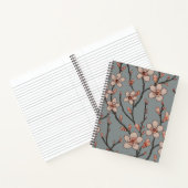Carnet Élégant Motif Fleur rose Douce Fleur Fleur de Ceri (Intérieur)