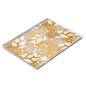 Carnet Elégant motif floral. (Côté gauche)