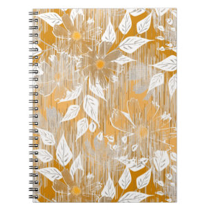 Carnet Elégant motif floral.